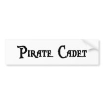 Pirate Cadet Sticker Bumper Stickers