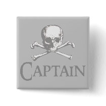 Pirate Captain Buttons