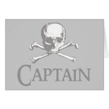 Pirate Captain Greeting Cards