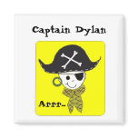 Pirate Captain Name Design Magnets