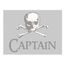Pirate Captain Post Card