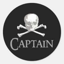 Pirate Captain Stickers