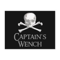 Pirate Captain's Wench Postcard