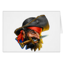 Pirate Greeting Card