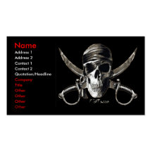 Pirate Card Business Cards