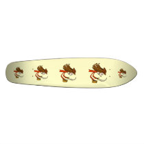 Pirate Cartoon. Skate Board