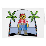 Pirate Cat Card