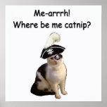 Pirate Cat posters