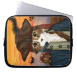 Pirate Cat & Rat Art, Captain Leo Laptop Sleeve laptop sleeves