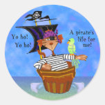 Pirate Cat Stickers