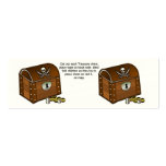Pirate Chest Game Pieces Business Card