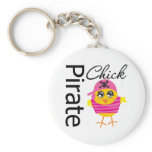 Pirate Chick Key Chains