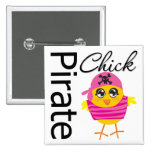 Pirate Chick Pins