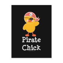 Pirate Chick Postcard