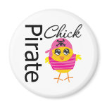 Pirate Chick Refrigerator Magnet