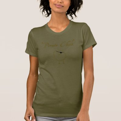 Pirate chick t shirt