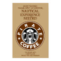 Pirate Coffee Poster posters