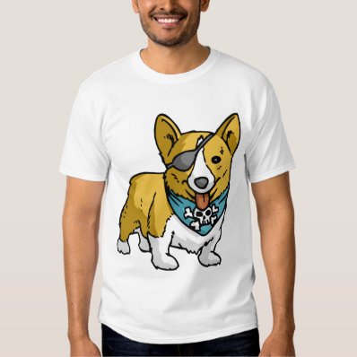 Pirate Corgi T-shirts