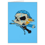Pirate Cr�ne - Greeting Card