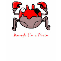 pirate crab t-shirts