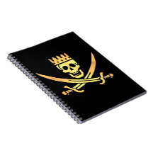 Pirate Crown Ancient Gold notebook