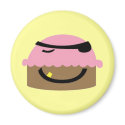Pirate Cupcake magnets by heartbreakable Pirate Cupcake magnets