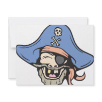 Pirate!  Customizable! invitations