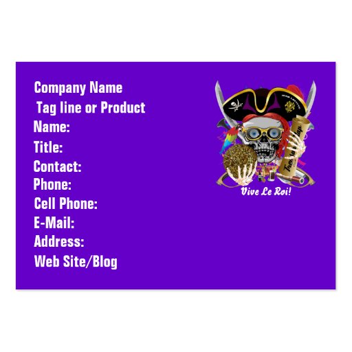 Pirate Days Dual Logo Bicentennial  Pls View Notes Business Cards