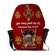 Pirate Days Dual Logo Bicentennial  Pls View Notes Messenger Bags