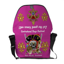 Pirate Days Dual Logo Bicentennial  Pls View Notes Commuter Bag