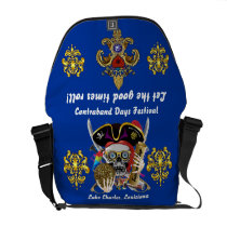 Pirate Days Dual Logo Bicentennial  Pls View Notes Courier Bag