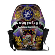 Pirate Days Dual Logo Bicentennial  Pls View Notes Commuter Bags