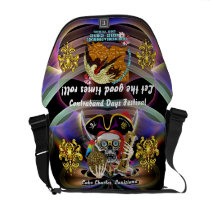 Pirate Days Dual Logo Bicentennial  Pls View Notes Messenger Bags