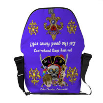 Pirate Days Dual Logo Bicentennial  Pls View Notes Messenger Bags