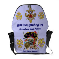 Pirate Days Dual Logo Bicentennial  Pls View Notes Courier Bags
