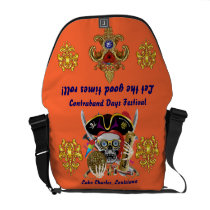 Pirate Days Dual Logo Bicentennial  Pls View Notes Commuter Bag