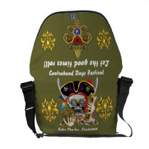 Pirate Days Dual Logo Bicentennial  Pls View Notes Commuter Bags