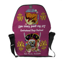 Pirate Days Dual Logo Bicentennial  Pls View Notes Commuter Bag