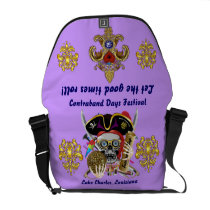 Pirate Days Dual Logo Bicentennial  Pls View Notes Courier Bags