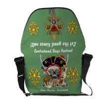 Pirate Days Dual Logo Bicentennial  Pls View Notes Messenger Bags