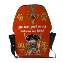 Pirate Days Dual Logo Bicentennial  Pls View Notes Messenger Bags