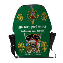Pirate Days Dual Logo Bicentennial  Pls View Notes Commuter Bags