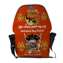 Pirate Days Dual Logo Bicentennial  Pls View Notes Courier Bag