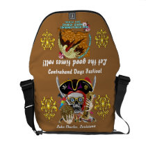 Pirate Days Dual Logo Bicentennial  Pls View Notes Commuter Bag