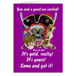 Pirate Days Louisiana. 5" x 7" 30 Colors View Note Greeting Cards