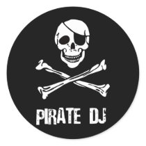 Pirate DJ Sticker