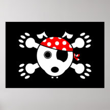 Pirate Dog Print