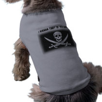 Pirate Dog Shirt pet clothing