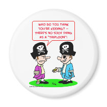 pirate doubloon triploon magnets