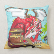Pirate Dragon big eye fantasy art pillow pillows